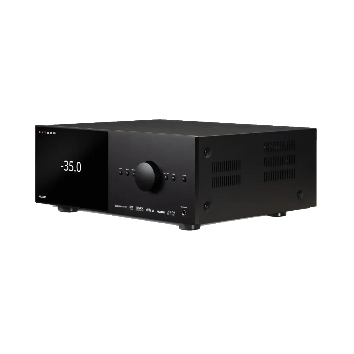 MRX-740 8K Surround Sound Receiver, rear view at Toma Audio