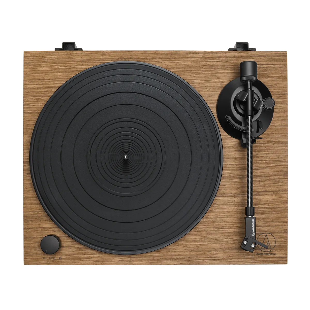 AT-LPW40WN Turntable, detail view at Toma Audio
