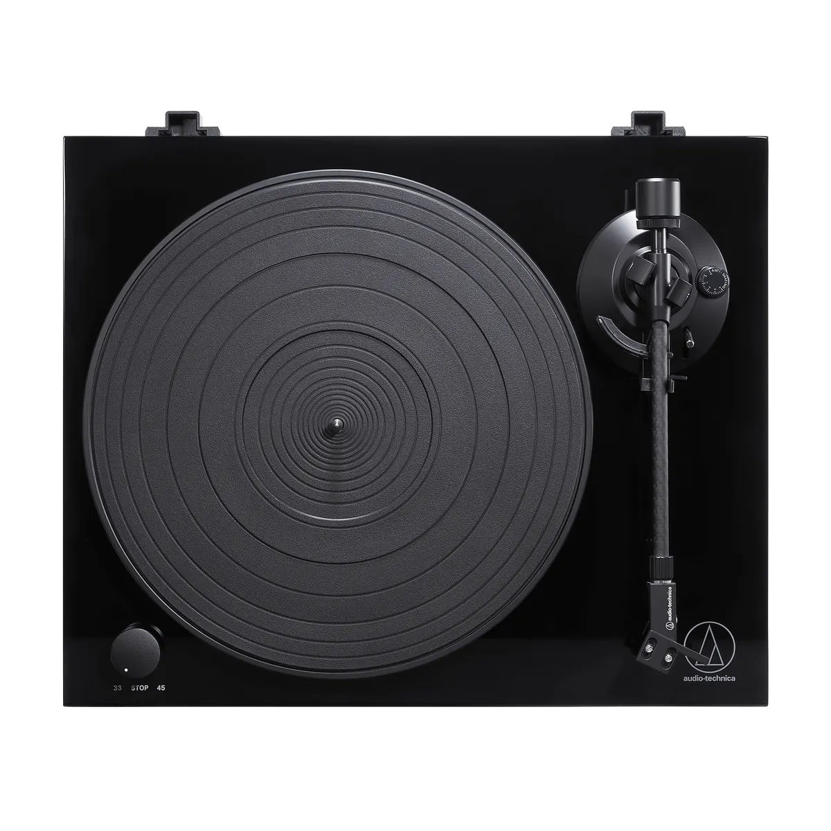 AT-LPW50PB Belt-Drive Turntable, rear view at Toma Audio