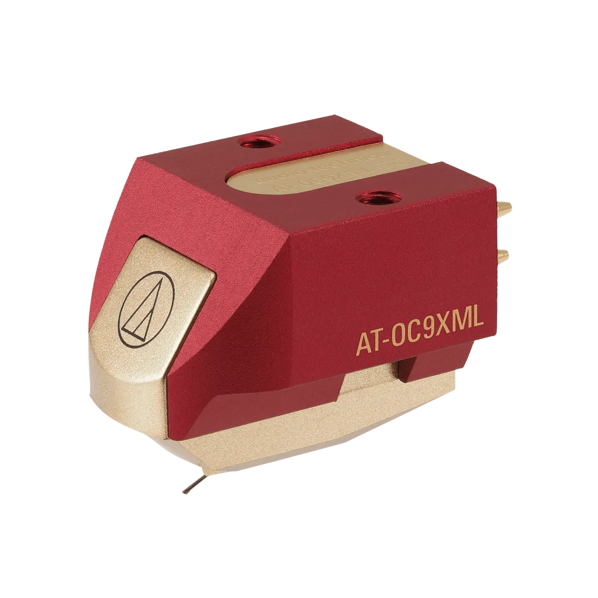AT-OC9XML Moving Coil Cartridge, three-quarter view at Toma Audio
