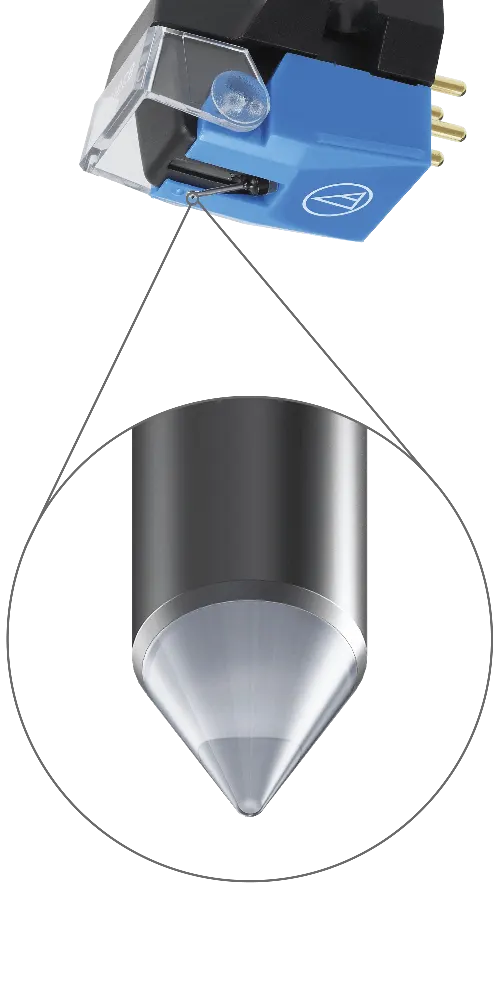 VM510CB Cartridge, stylus overview diagram at Toma Audio
