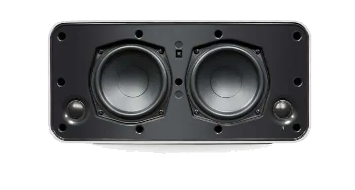 Bluesound PULSE 2i, white front without grille at Toma Audio