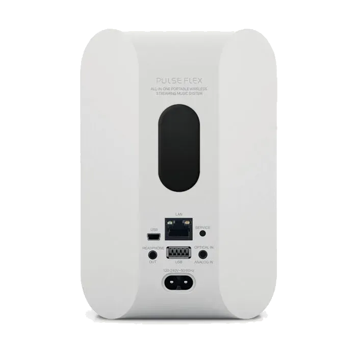 Bluesound PULSE FLEX 2i, white rear view at Toma Audio