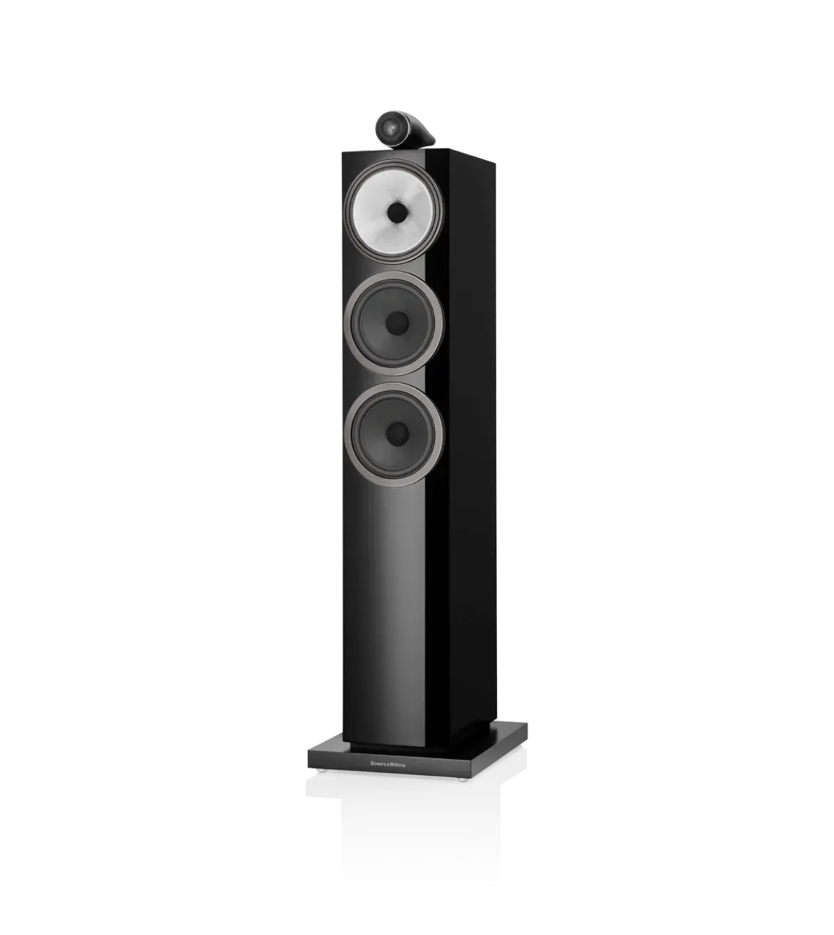 Bowers & Wilkins 703 S3 in Gloss Black, front view at Toma Audio
