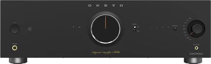 Onkyo Premium Icon Series A-50 Streaming Amplifier, product view at Toma Audio