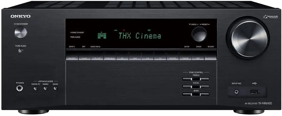 Onkyo TXNR6100 7.2 THX Certified Surround Receiver, product view at Toma Audio