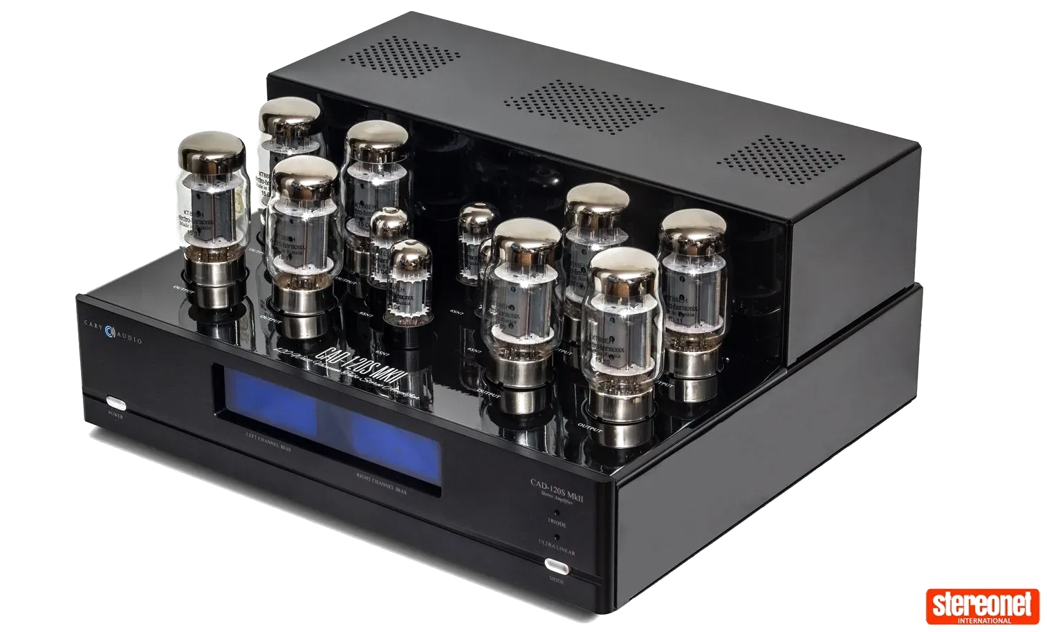 Cary Audio CAD-120S MkII Power Amplifier - [2x120W], right detail view at Toma Audio