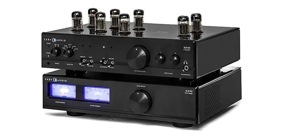 Cary Audio SLP-05 Preamplifier - [Pre], left view at Toma Audio