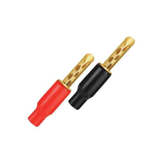 Wireworld Crimp Banana Plugs Gold (Pair)