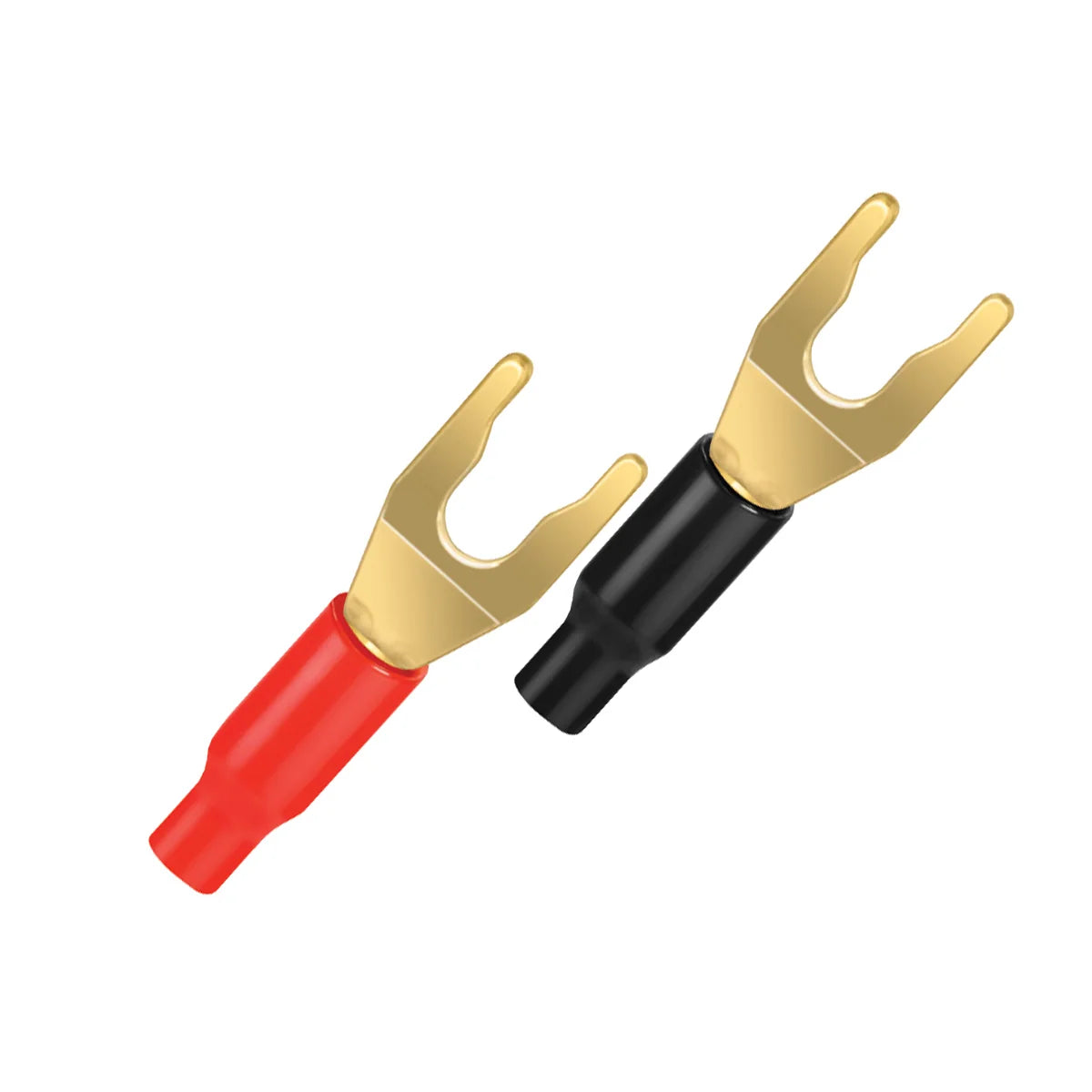 Wireworld Crimp Spade Lugs Gold (Pair)
