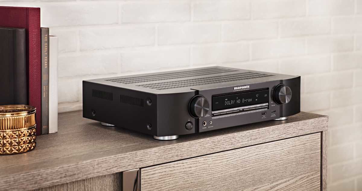 Marantz NR1510 Surround Sound Receiver - [5.2x50W 4K BT Wi-Fi HEOS DAC USB Phono]