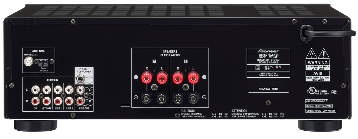 Pioneer SX10AE Stereo Receiver - [2x100W FM/AM BT]