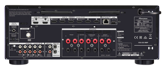 Pioneer VSX-935 Network Receiver - [7.2x80W 8K BT Wi-Fi HDMI USB DAC]