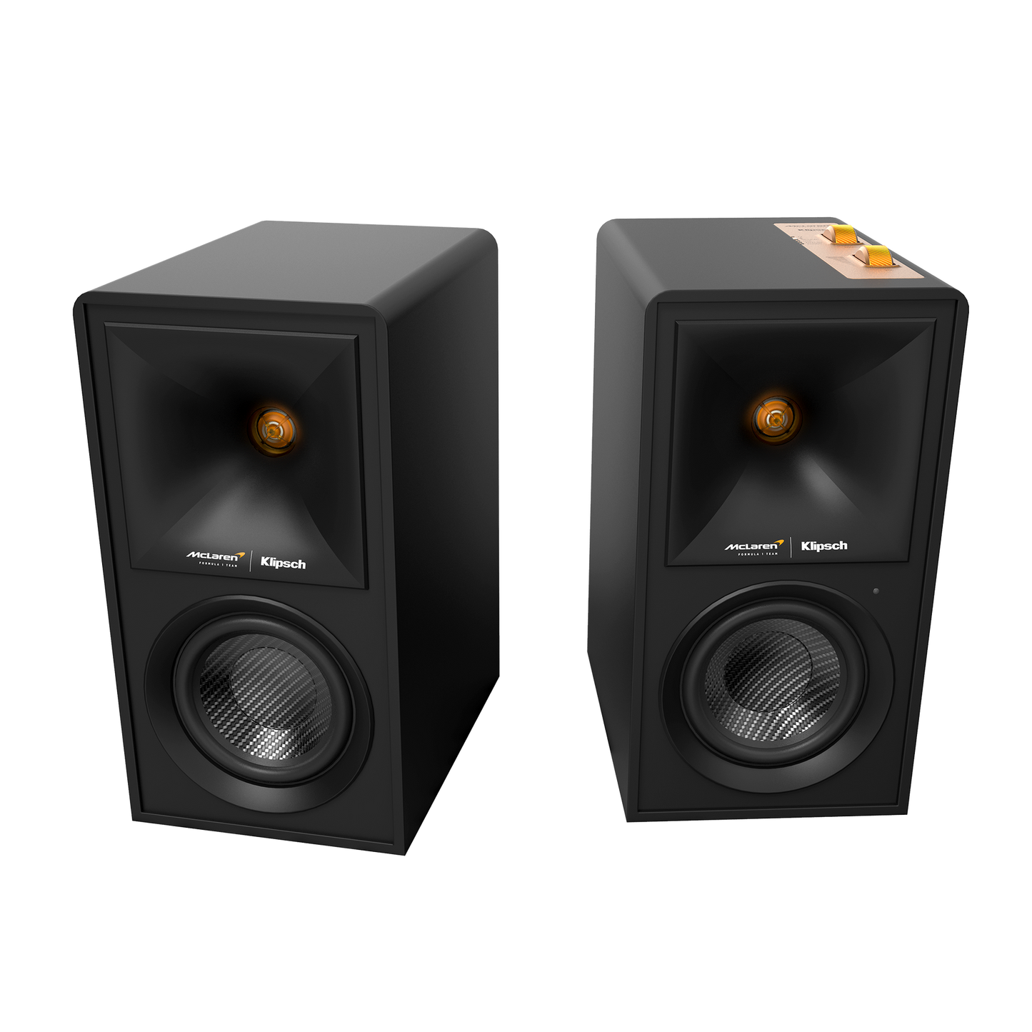 Klipsch The Fives McLaren Edition Powered Speakers - [2-Way Horn BT Phono ARC]