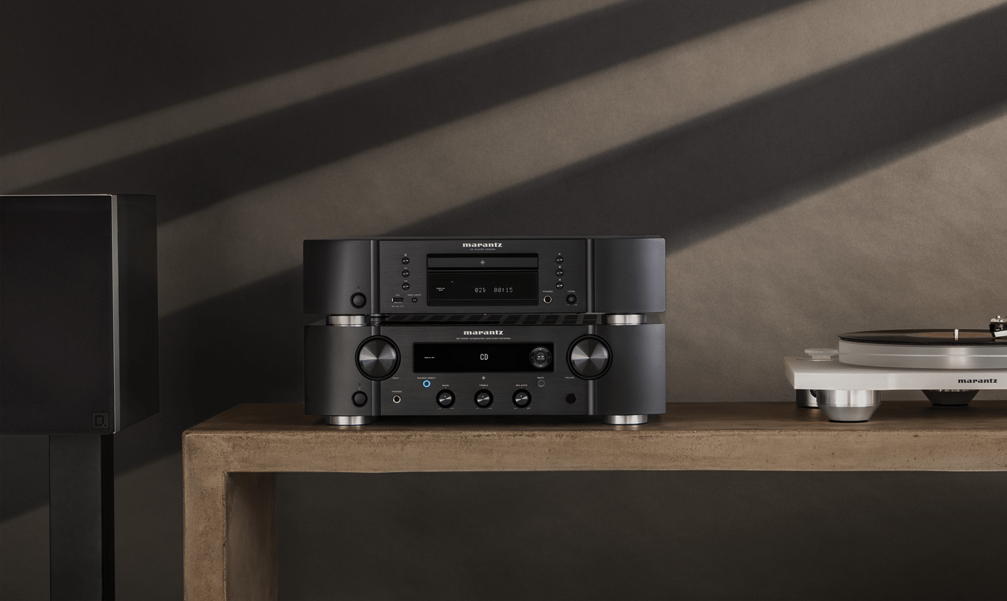 Marantz PM7000N Integrated Amplifier - [2x60W BT Wi-Fi HEOS DAC USB Phono]