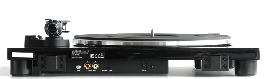 Music Hall mmf-1.3 Manual Turntable - [LP Manual Phono], top detail at Toma Audio
