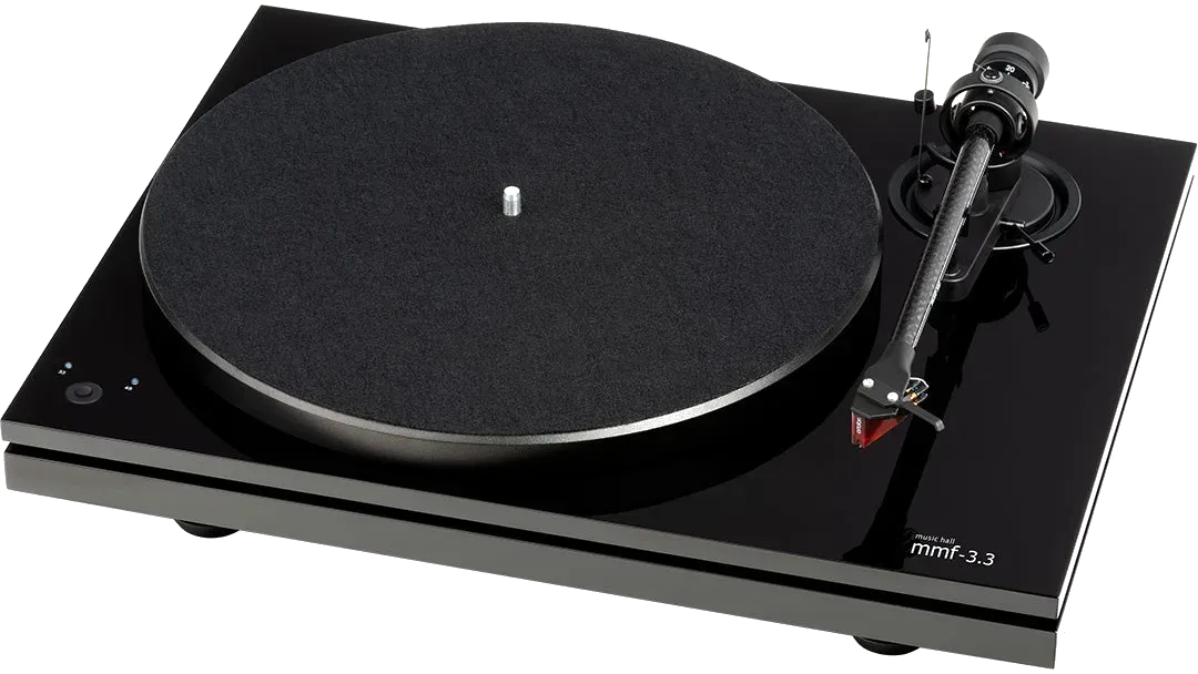 Music Hall mmf-3.3 Manual Turntable - [LP Manual], front view at Toma Audio