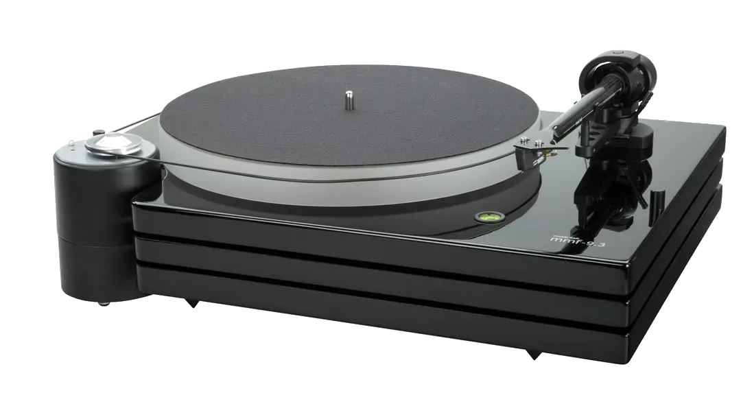 Music Hall mmf-9.3 se Manual Turntable - [LP Manual], angled view at Toma Audio