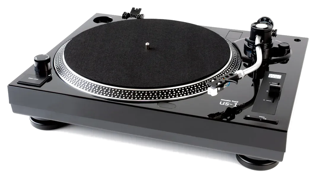 Music Hall US 1 Manual Turntable - [LP Manual Phono], front view at Toma Audio
