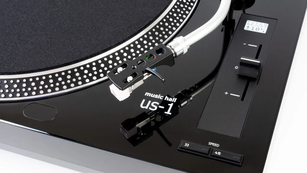 Music Hall US 1 Manual Turntable - [LP Manual Phono], tonearm detail at Toma Audio
