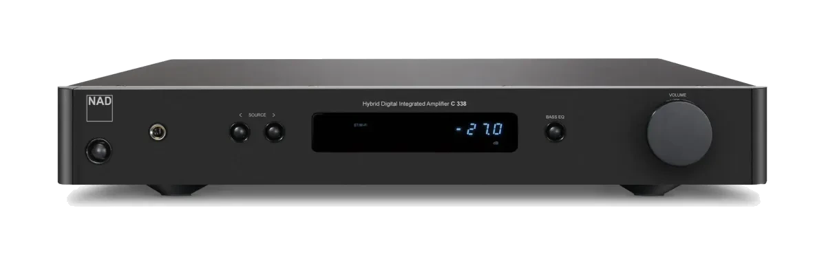 NAD C 338 Integrated Streaming Amplifier - [2x50W DAC BT Wi-Fi USB Phono] at Toma Audio