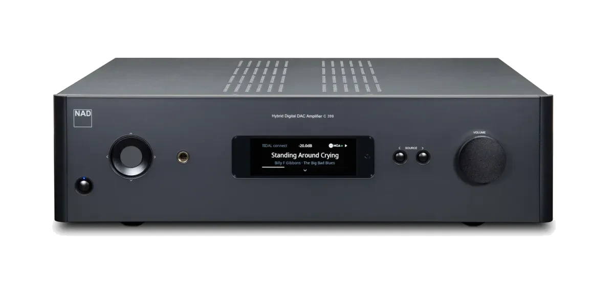 NAD C 399 Integrated Streaming Amplifier - [2x180W DAC USB BT Wi-Fi BluOS HDMI Phono] at Toma Audio
