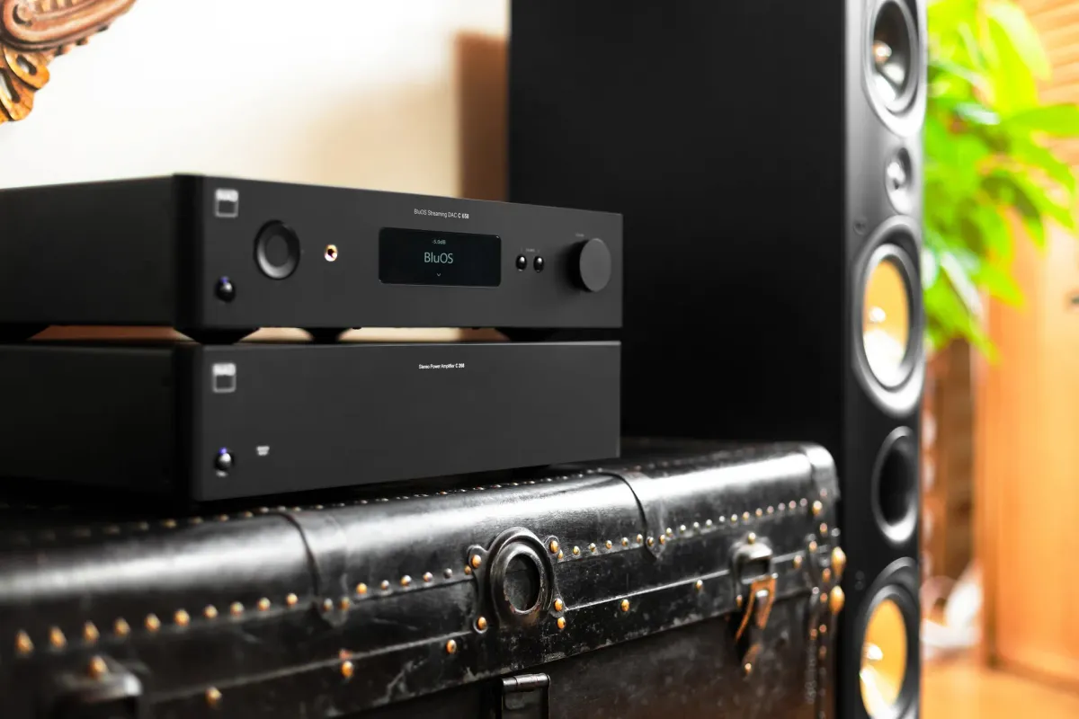 NAD C 658 Streaming Dac and Preamplifier - [DAC PRE USB BT Wi-Fi BluOS Phono] close-up view at Toma Audio
