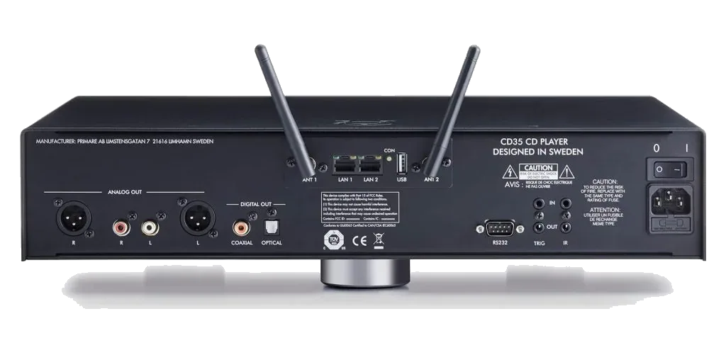 Primare CD35 Prisma CD Streamer - [CD DAC Wi-Fi BT], product view 2 at Toma Audio
