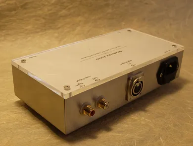Sparkler Audio model S512 "perceive" DAC, rear detail at Toma Audio