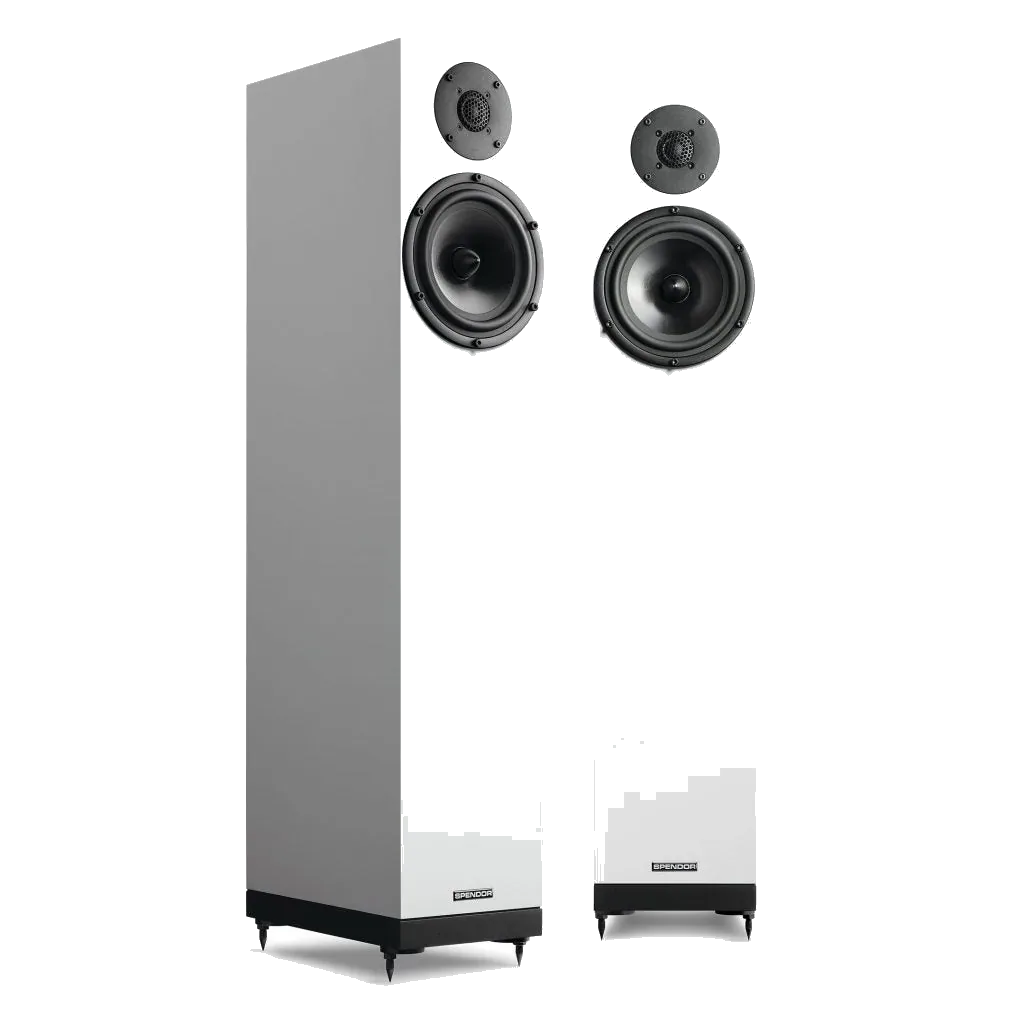 Spendor A7 - [2-Way (1" 7")], Spendor A7 Satin White Web at Toma Audio