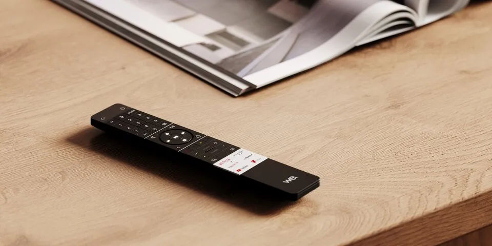 Loewe We SEE 4K OLED 65 Smart TV, remote control at Toma Audio