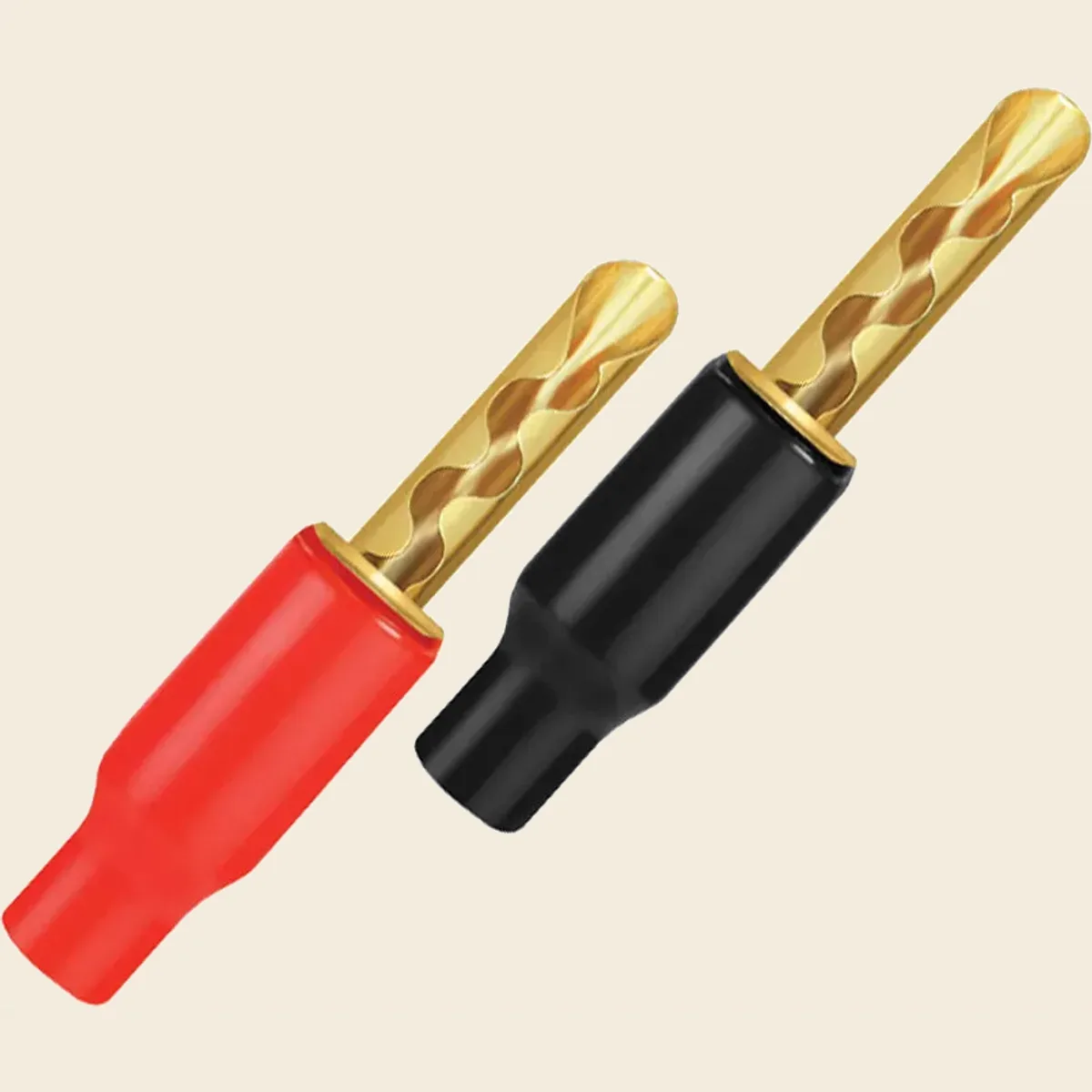 Wireworld Crimp Banana Plugs Gold (Pair), official crimp detail view at Toma Audio